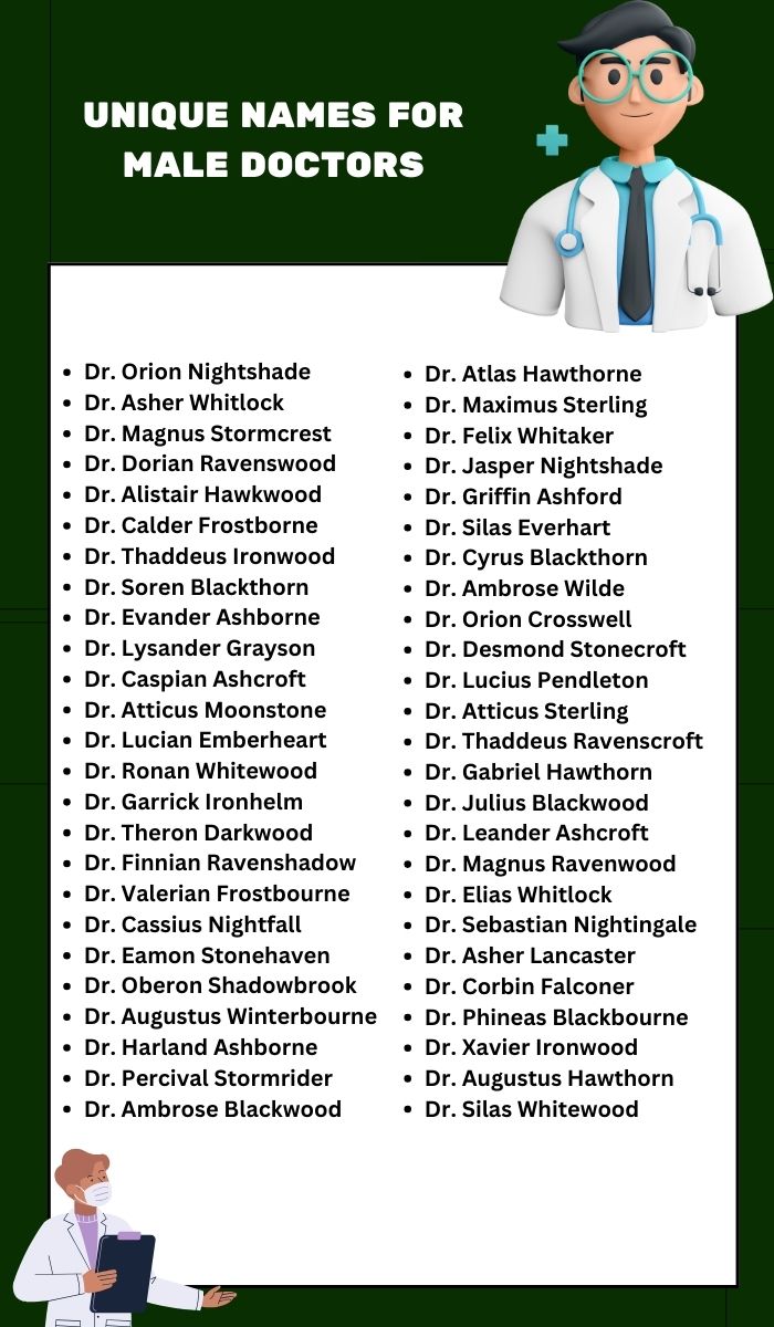 210+ Amusing doctor names You Can’t Ignore - Free AI Funny Names Generator