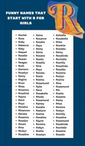370+ Funny Names That Start With R - Free AI Funny Names Generator